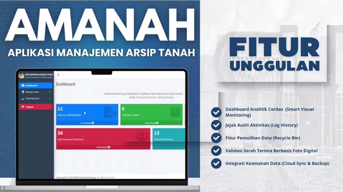 Aplikasi Amanah dari Kementerian ATR/BPN. (dok. istimewa)