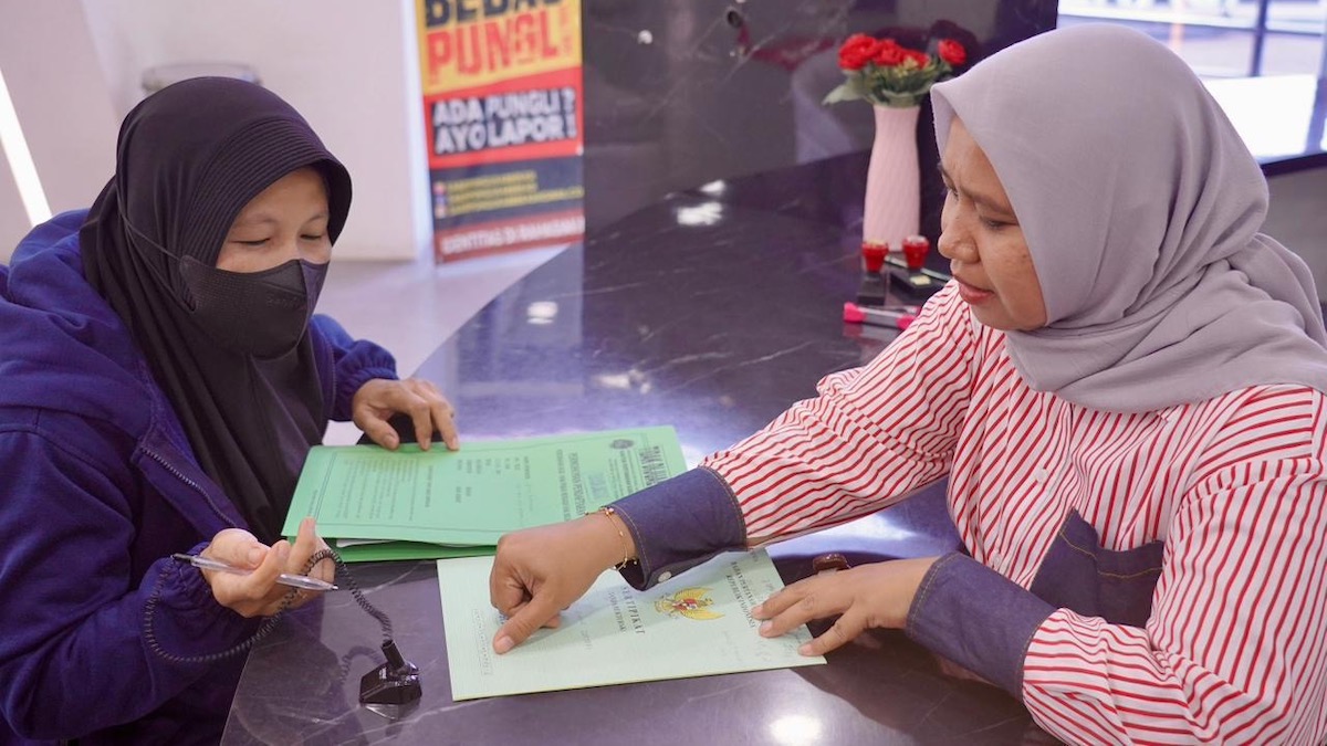 Layanan girik di Kantor Pertanahan. (dok. atrbpn)