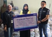 BRI BO Padang Salurkan Bantuan Paket Sembako Melalui Program BRI Peduli TJSL