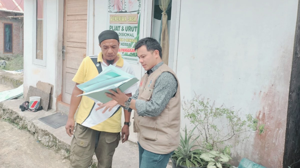 Kantah Padang Panjang lakukan tinjau lapangan PTP Non Berusaha. (dok. istimewa)