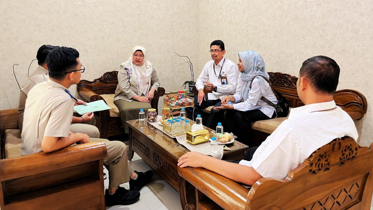 Koordinasi Kantah Padang Panjang terkait alih media sertifikat tanah instansi pemerintah. (dok. istimewa)