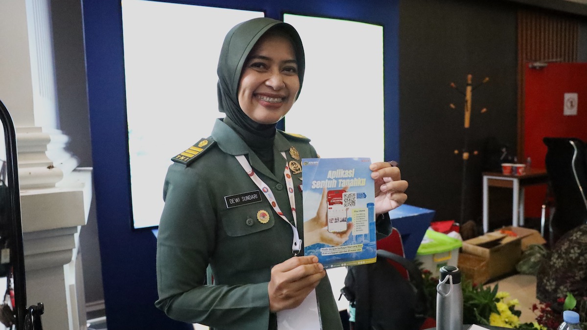 Masyarakat apresiasi layanan Pertanahan. (dok. istimewa)