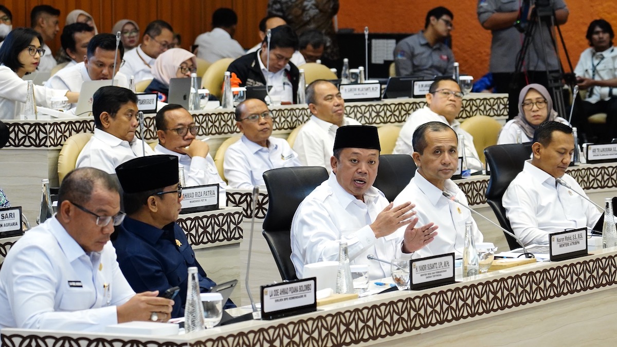 Menteri Nusron bahas reforma agraria. (dok. istimewa)