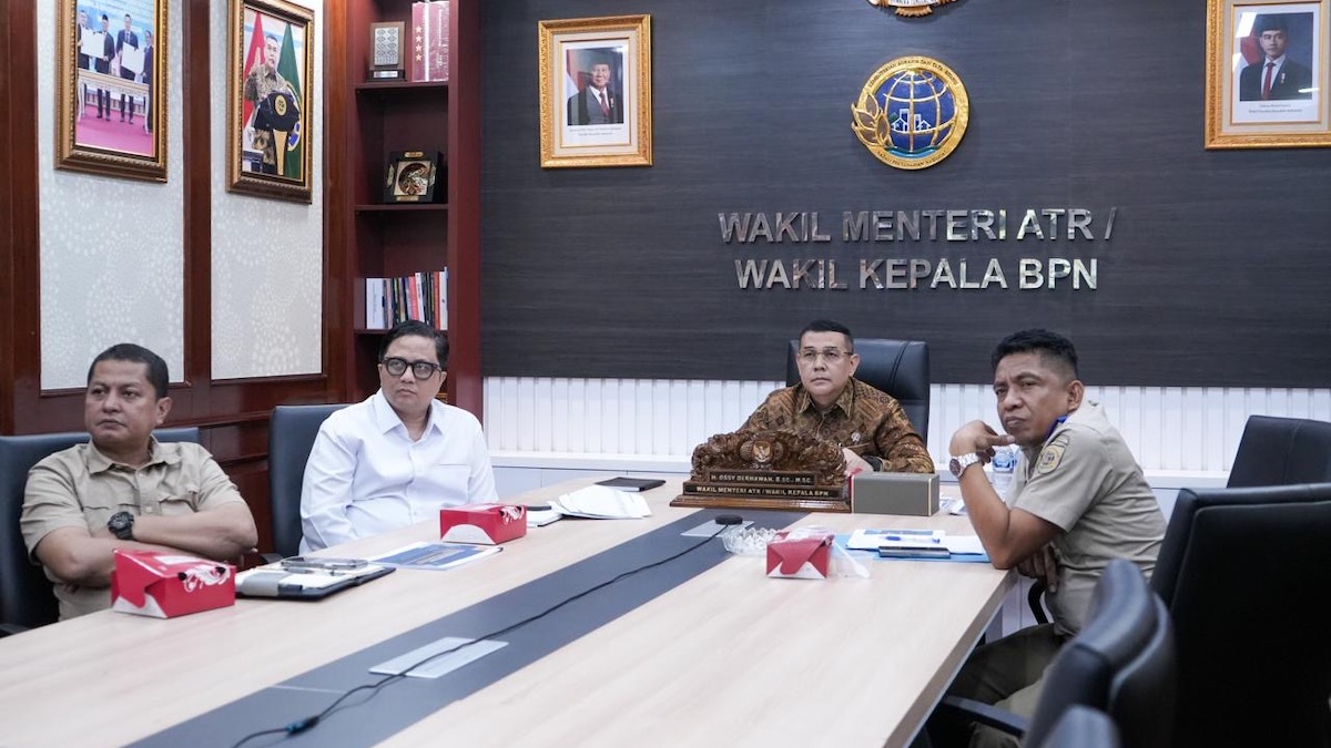 Rakor Kementerian ATR/BPN dukung percepatan rehabilitasi pascabencana di Sumatera. (dok. istimewa)